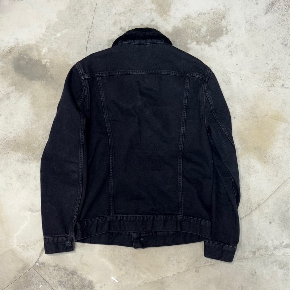 [M] ALLSAINTS Fur Denim Jacket 상품이미지2