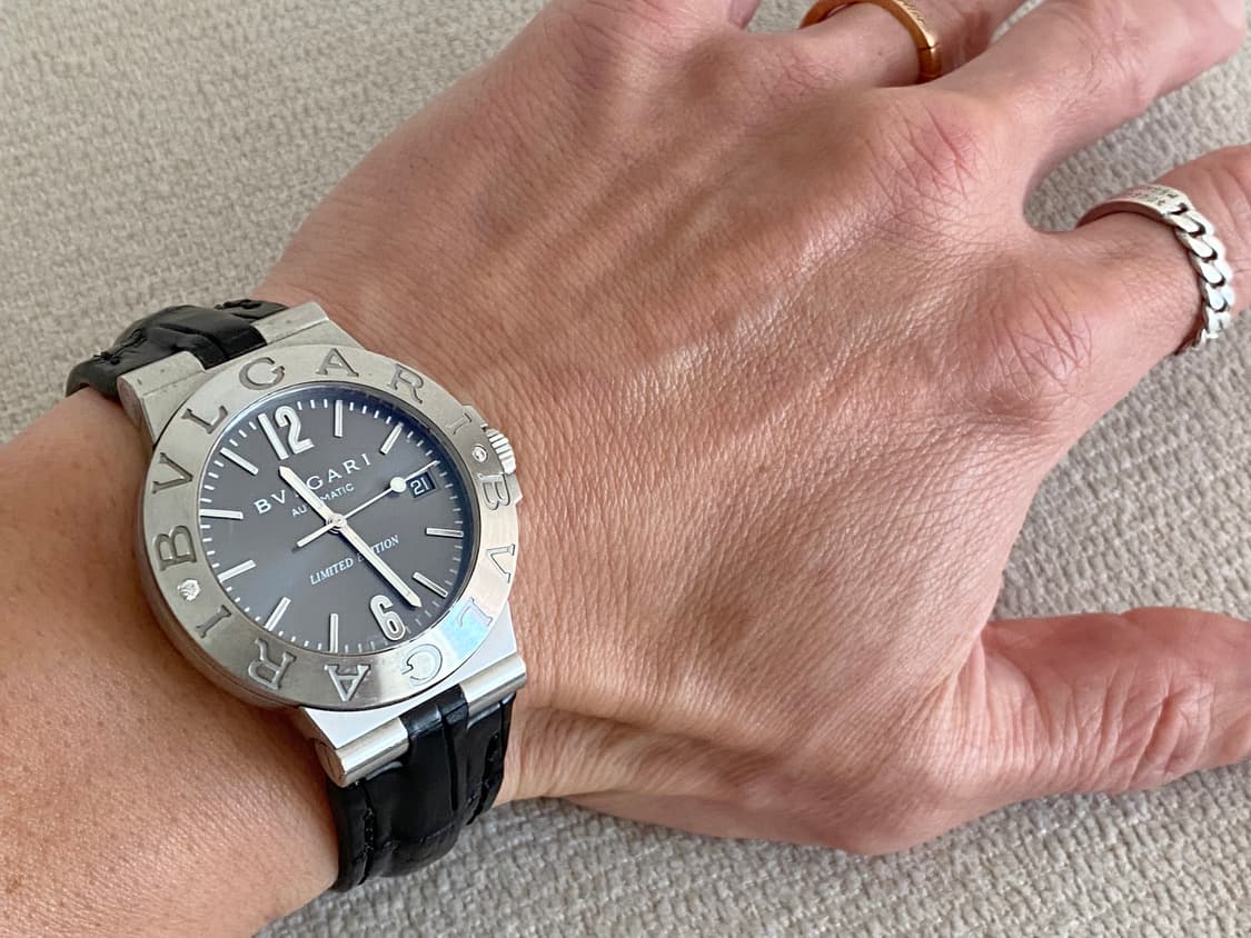 불가리 디아고노 리미티드에디션 LCV38 2P 다이아 38mm 오토메틱 상품이미지3