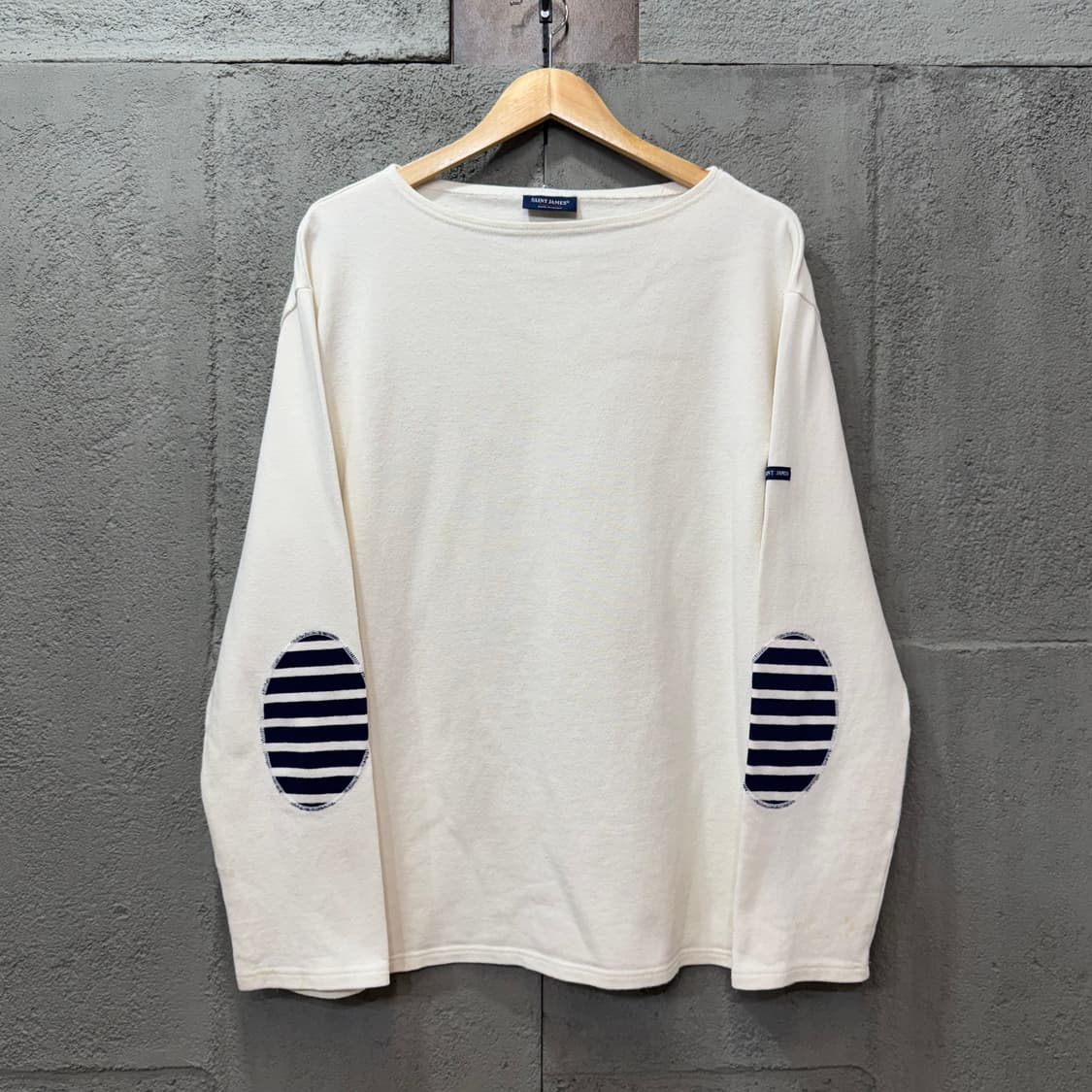 세인트 제임스 엘보 패치 롱슬리브 티셔츠 made in France (L 상품이미지1