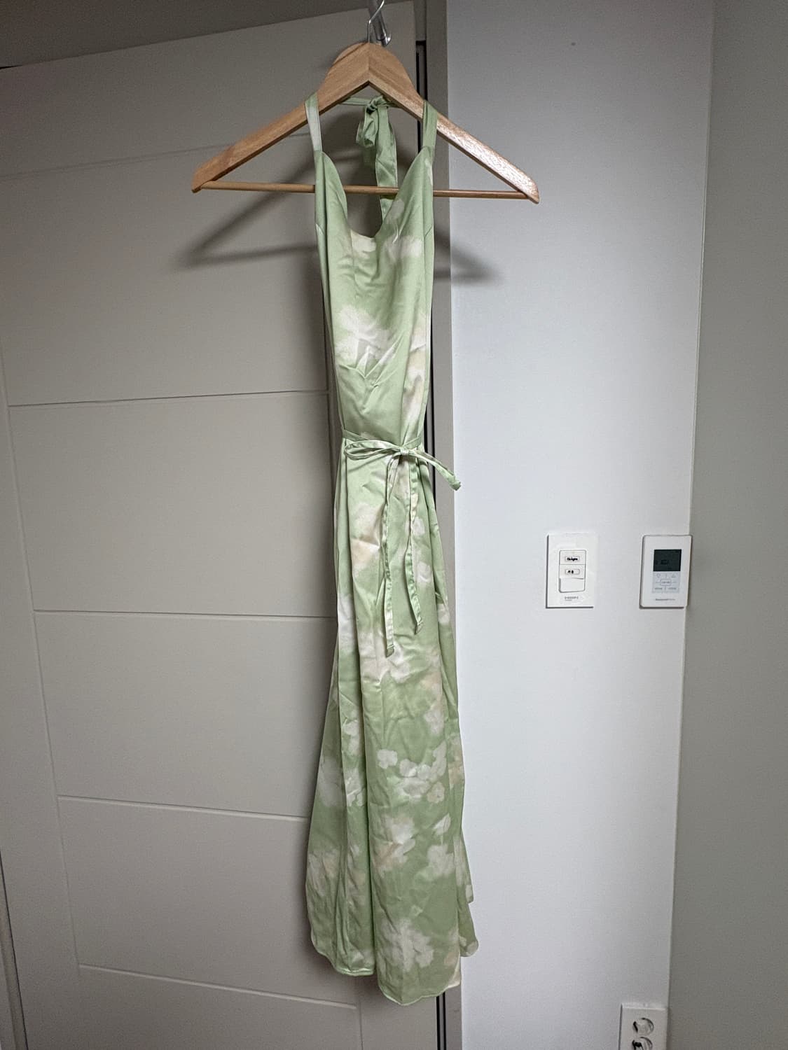 Mimi monde 홀터 블레이드 맥시 드레스 (멜론) 상품이미지3