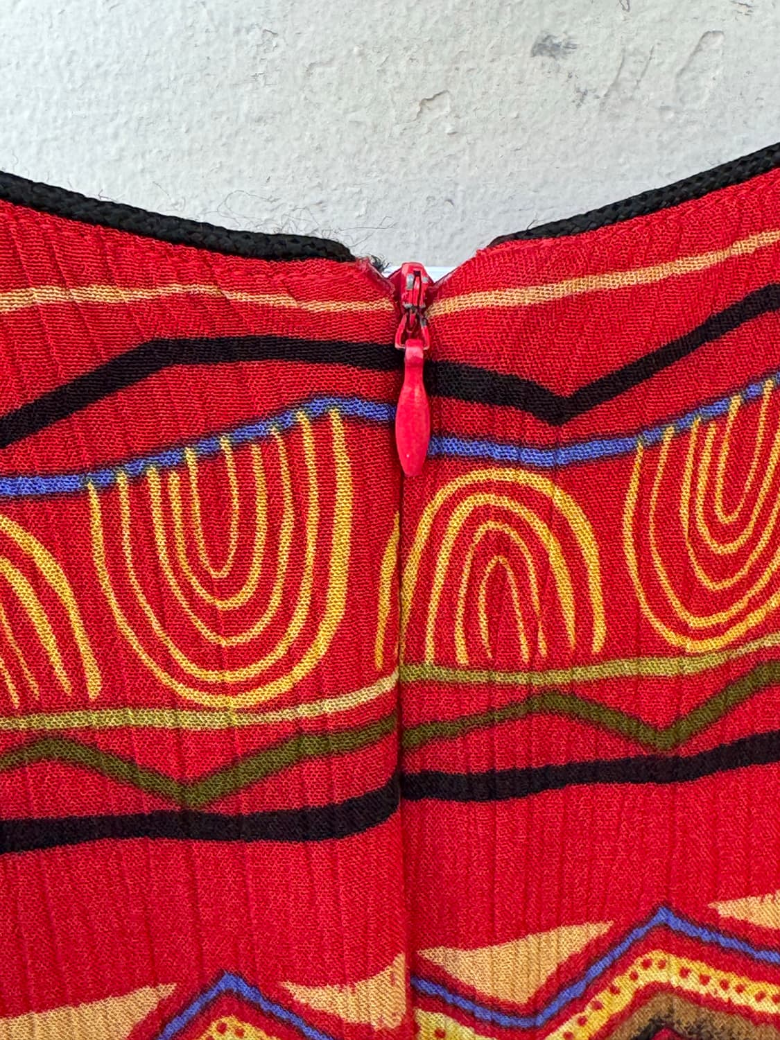 90s Stonebridge 에스닉 패턴 레이온 맥시 원피스 상품이미지10