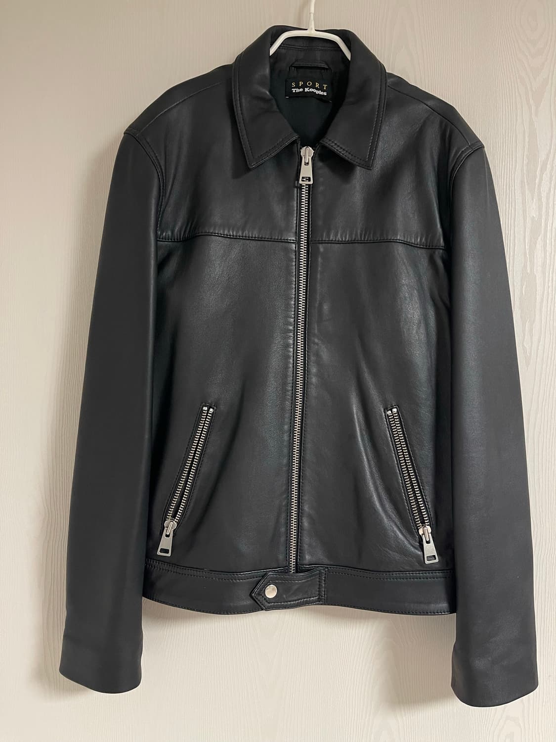 더 쿠플스(The Kooples) 램스킨 양가죽 싱글 자켓 97 상품이미지1