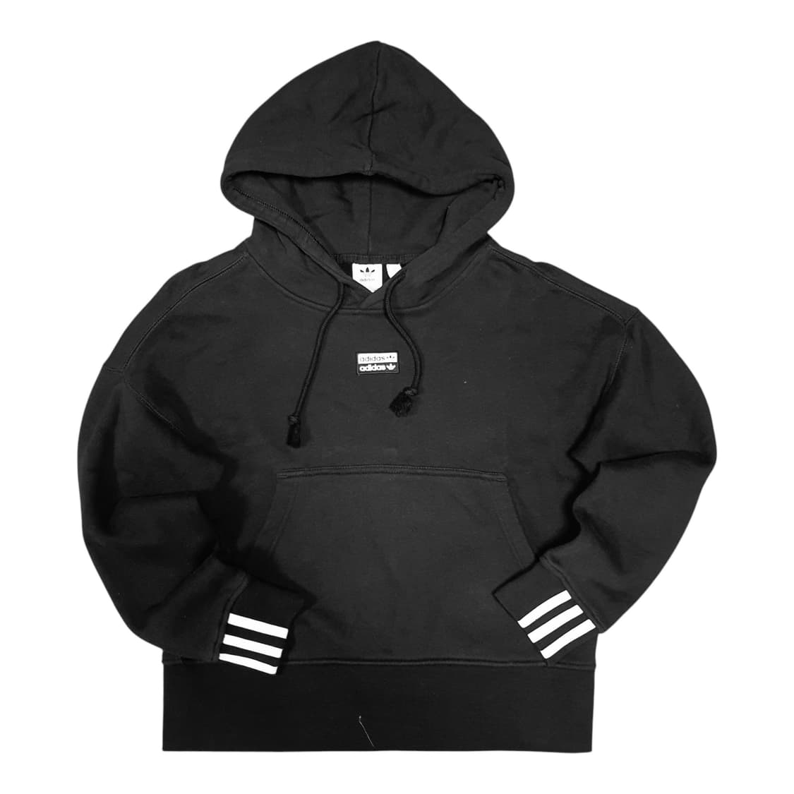 ✨ (바배) 아디다스 박스로고 블랙 후드티  상품이미지1