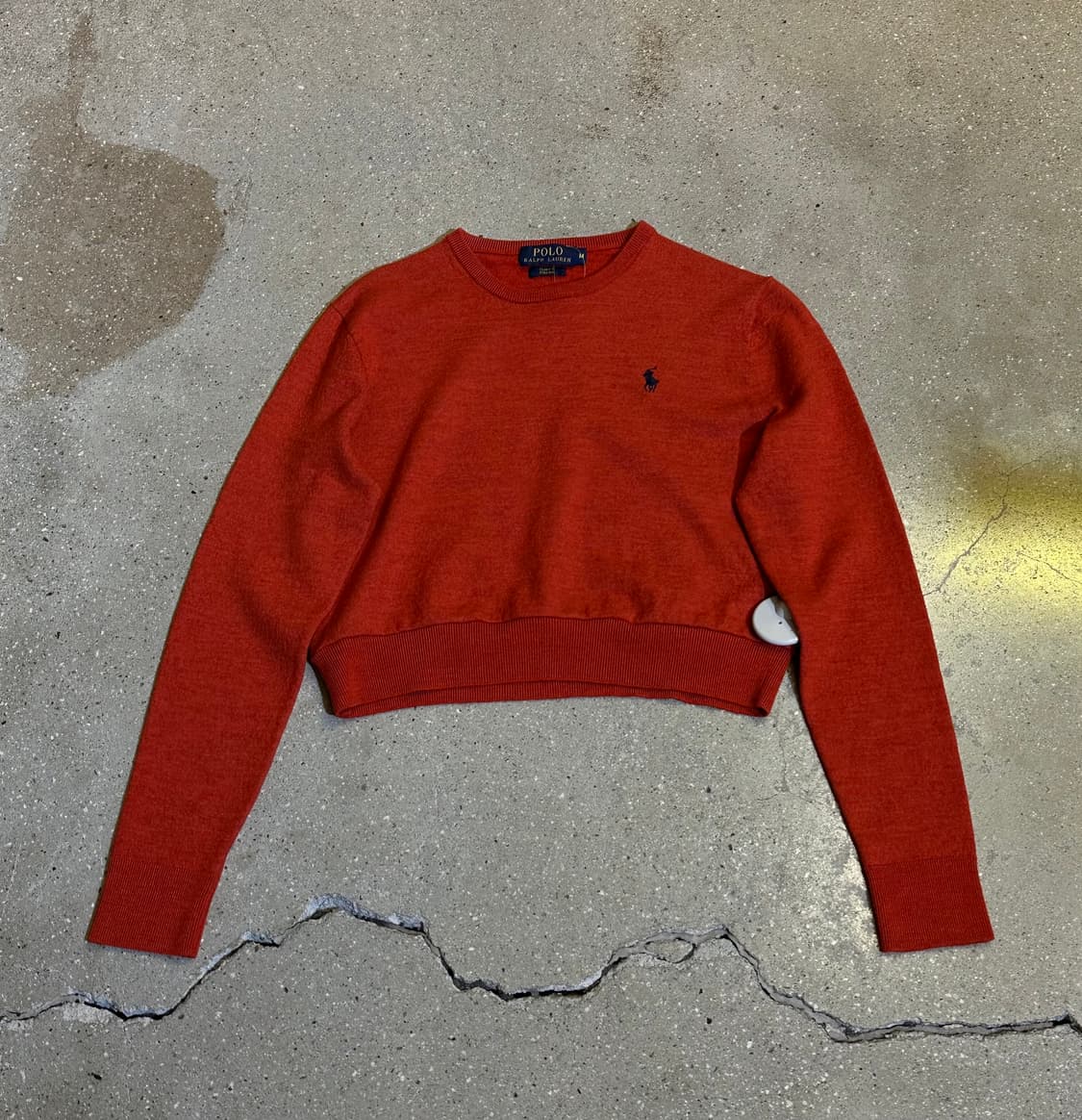 POLO 폴로 브릭오렌지 라운드니트 상품이미지3