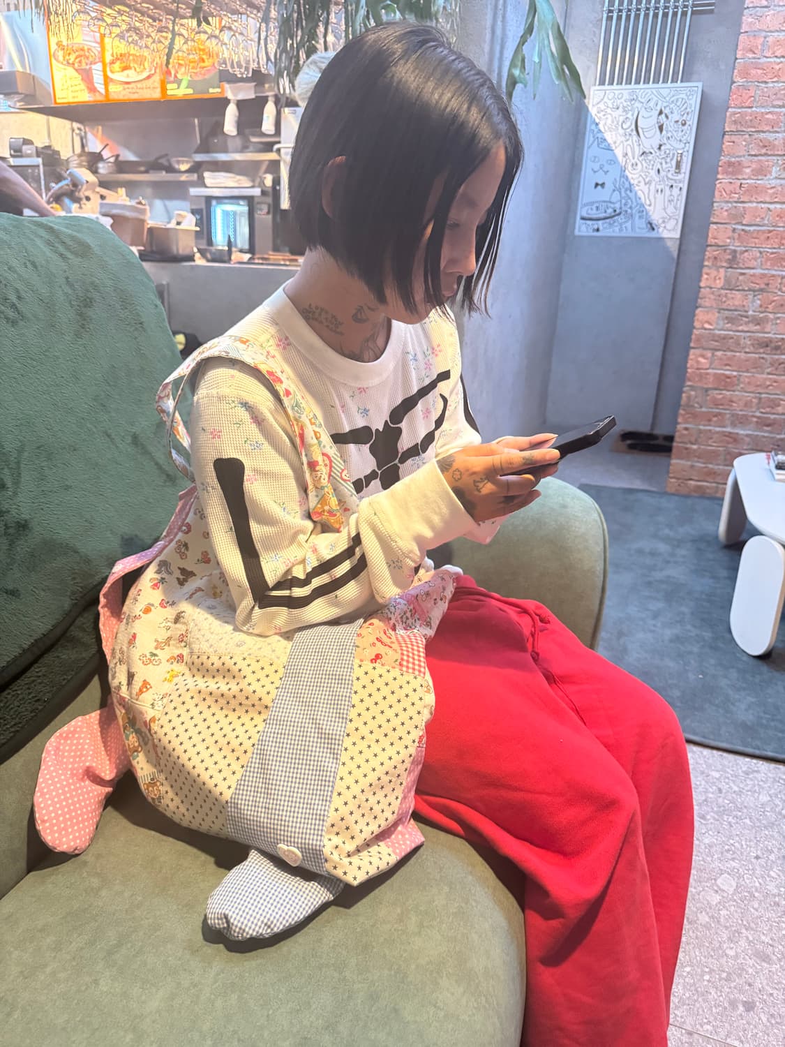 eggu crazy happy reversible tote bag 상품이미지4