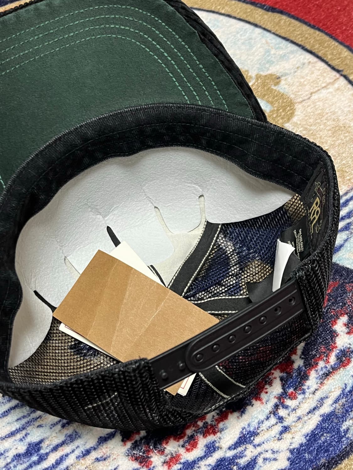 RRL 코듀로이 데님 빌 트러커 캡 상품이미지3