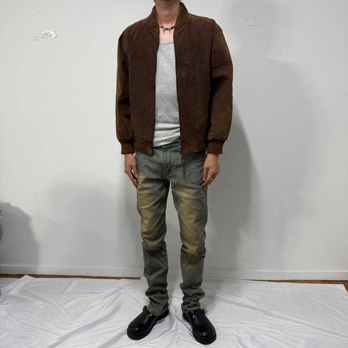 런던포그 재팬 레더자켓  상품이미지4