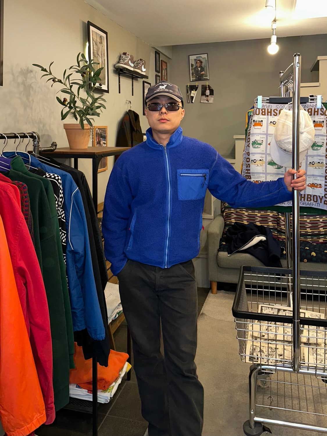 90‘s Patagonia blue pullover fleece wear 상품이미지2
