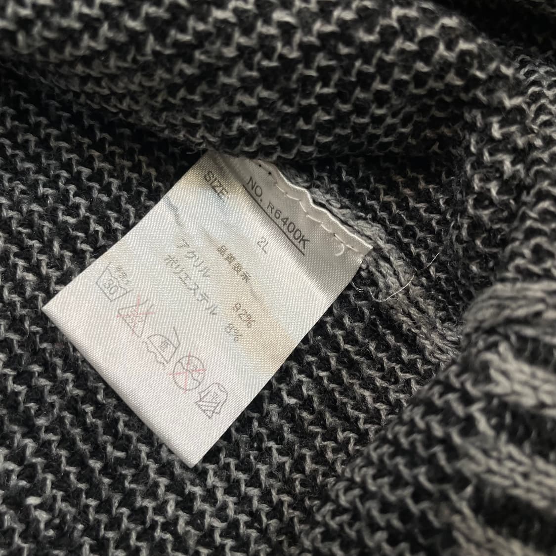 abx japan 헨리넥 니트 XL 상품이미지5