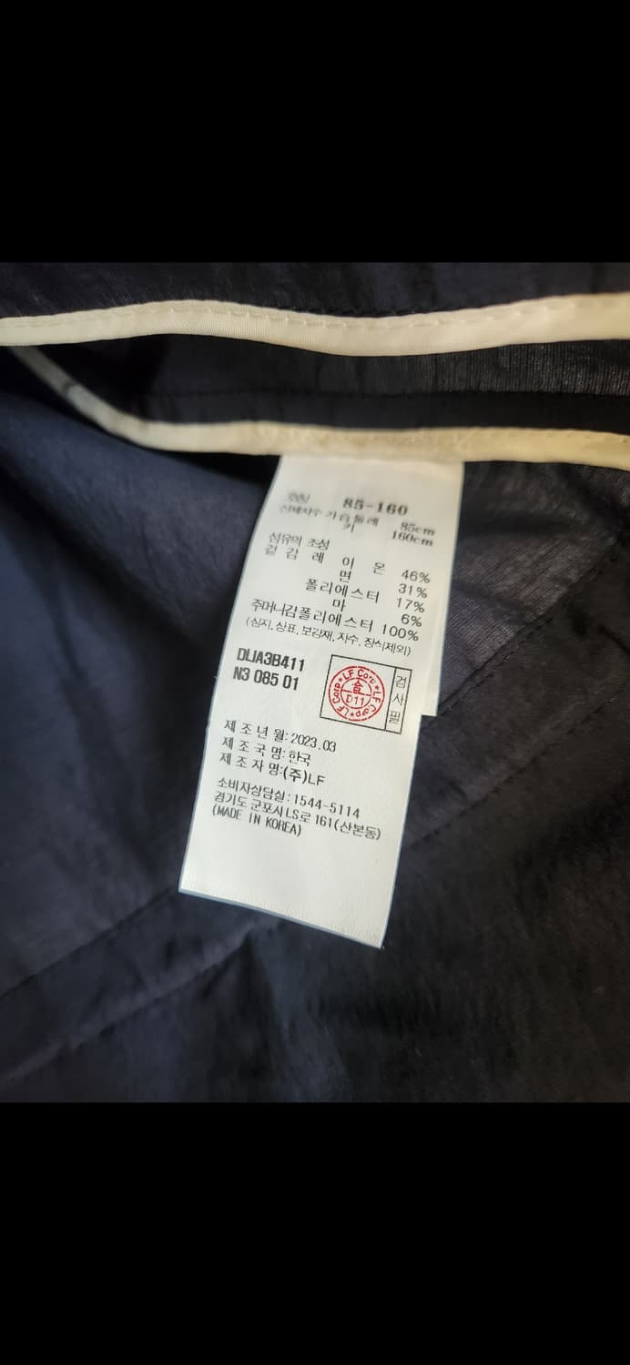 닥스레이스디스 2023 린넨혼방 7부소매 자켓 55사이즈 상품이미지10