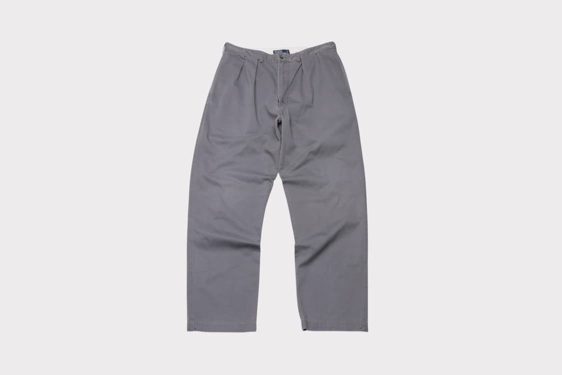 [34인치] 90's 폴로 랄프로렌 투턱 치노팬츠 상품이미지1