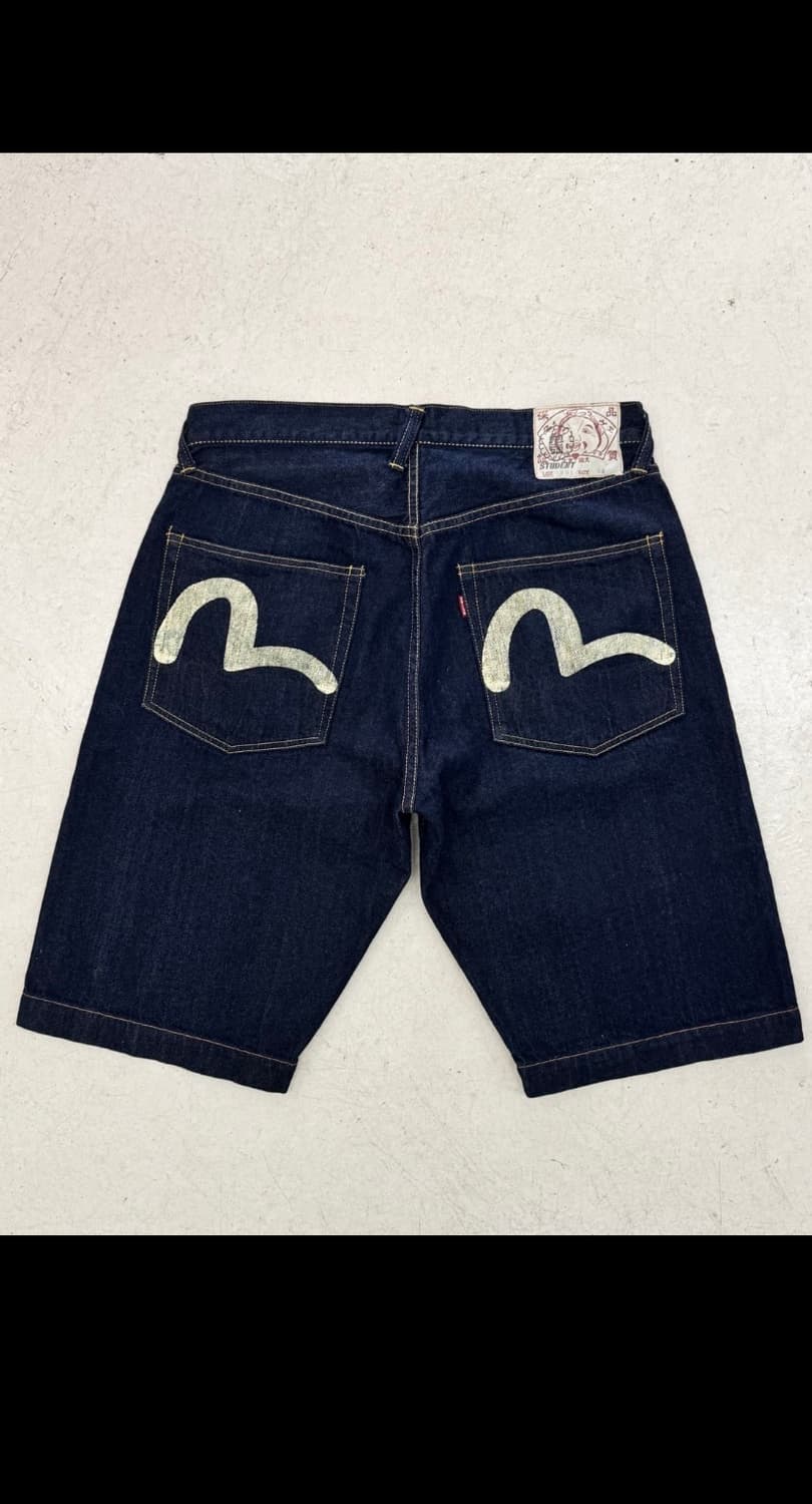 EVISU denim shorts 34size 상품이미지2