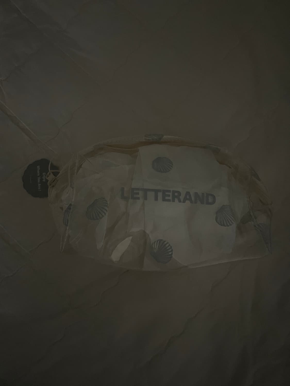 (미개봉) 레터앤 투명 퍼우치 상품이미지1