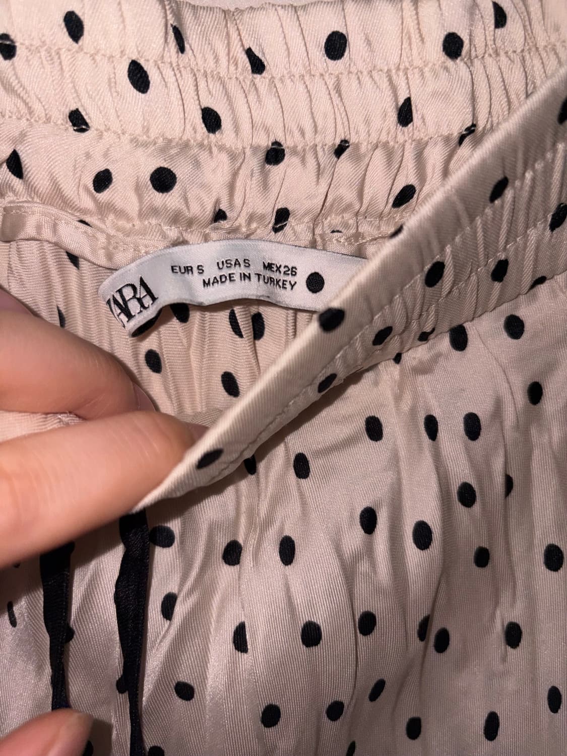 ZARA 도트 롱스커트 상품이미지2