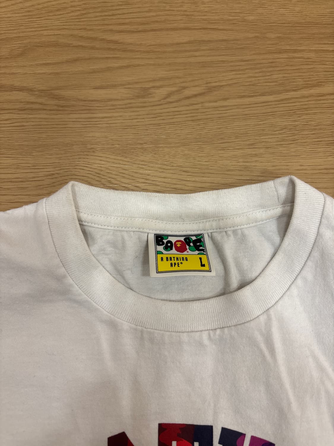 베이프 티셔츠 라지 상품이미지2