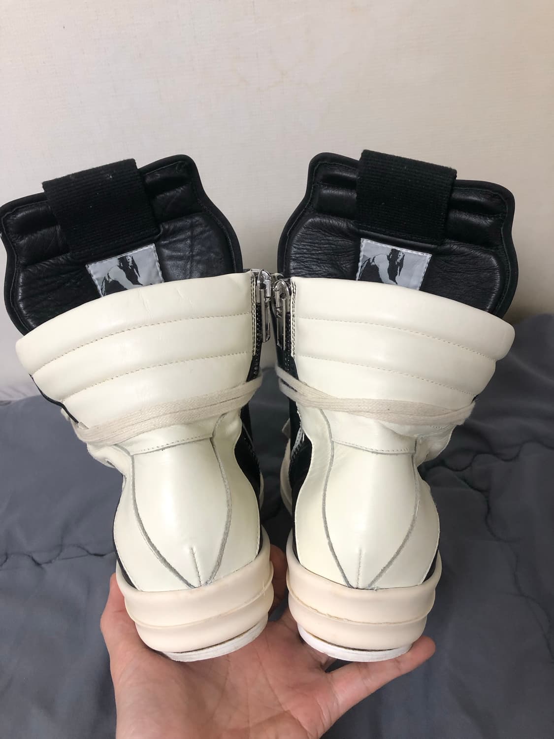 릭오웬스 16FW MASTODON 지오바스켓 모노크롬 LPO 42.5 상품이미지6