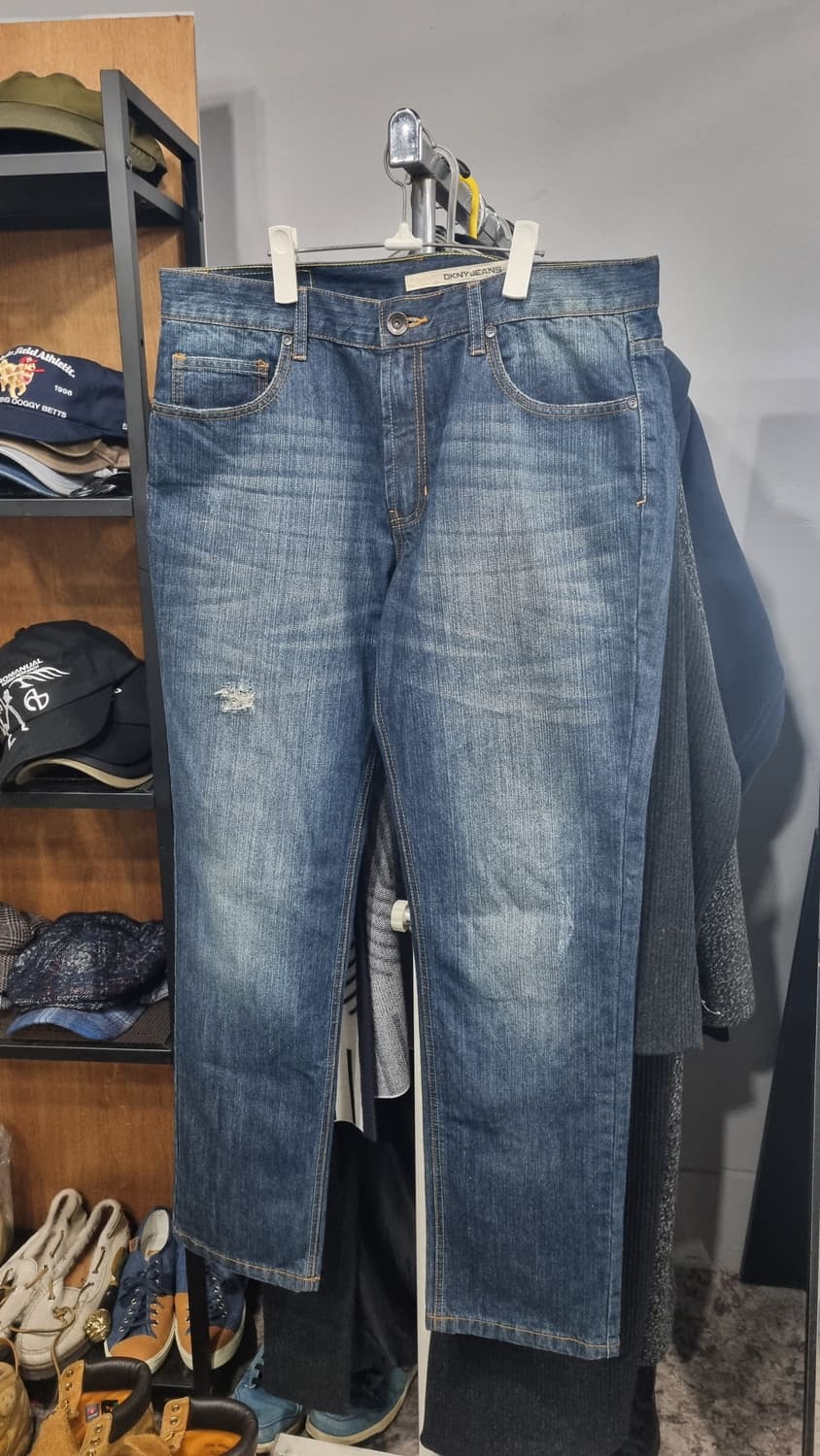 dkny 스트레이트 청바지 허리35 얼룩x 찢어짐x 상품이미지1