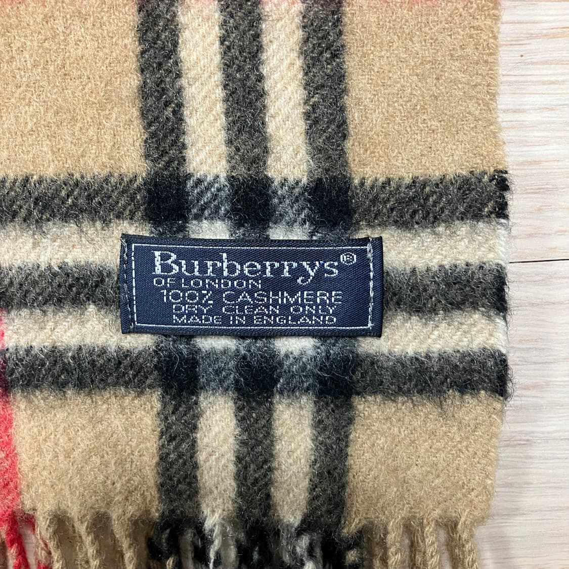 [정품] 버버리 베이지 노바체크 캐시미어 머플러 (burberry) 상품이미지4