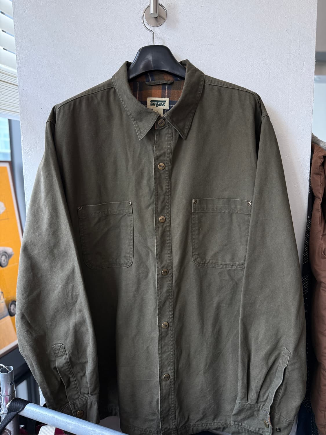 Saftbak 모스그린 셔츠 XL-XXL 상품이미지1