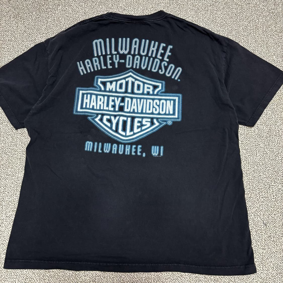 [2XL,택포] Harley 할리 데이비슨 반팔 티셔츠 [A] 상품이미지3