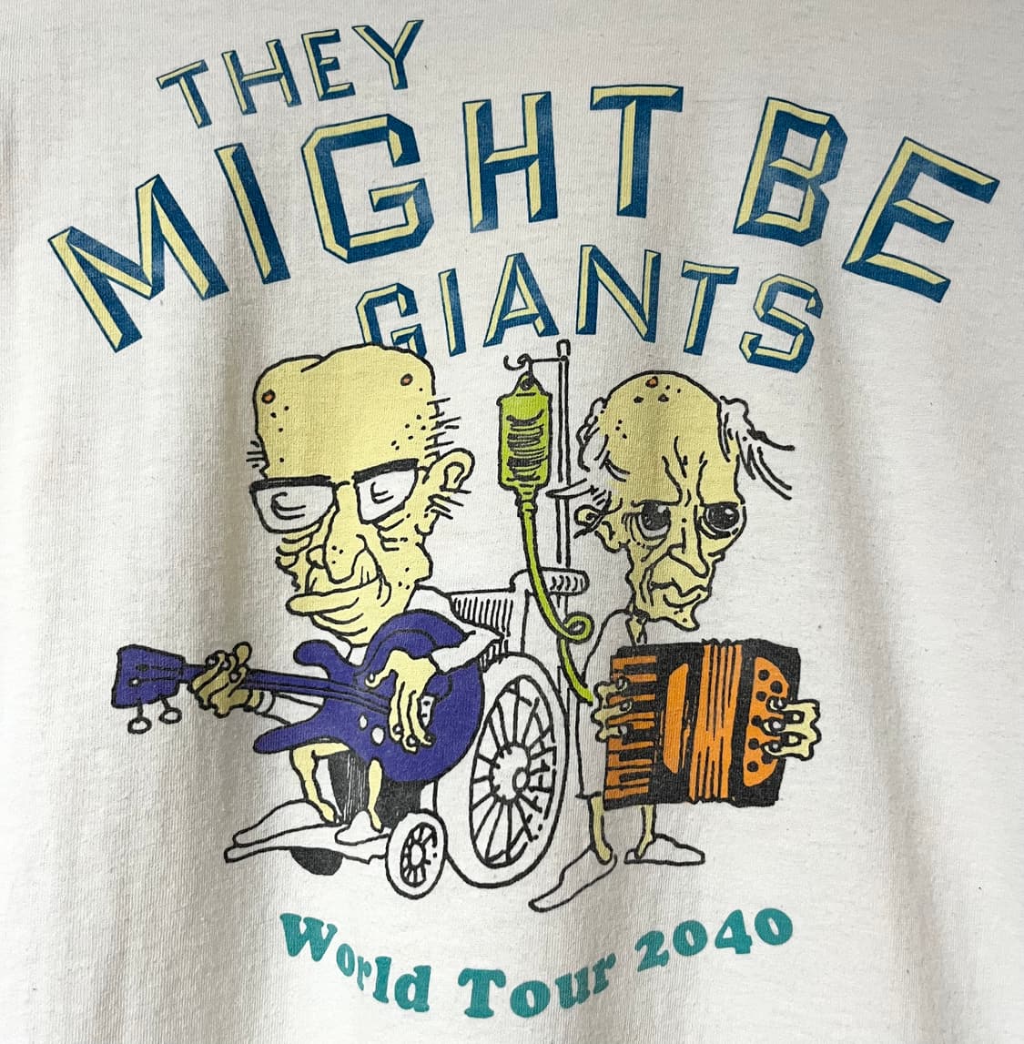 90s 빈티지 밴드티 반팔 티셔츠/ they might be giants 상품이미지3