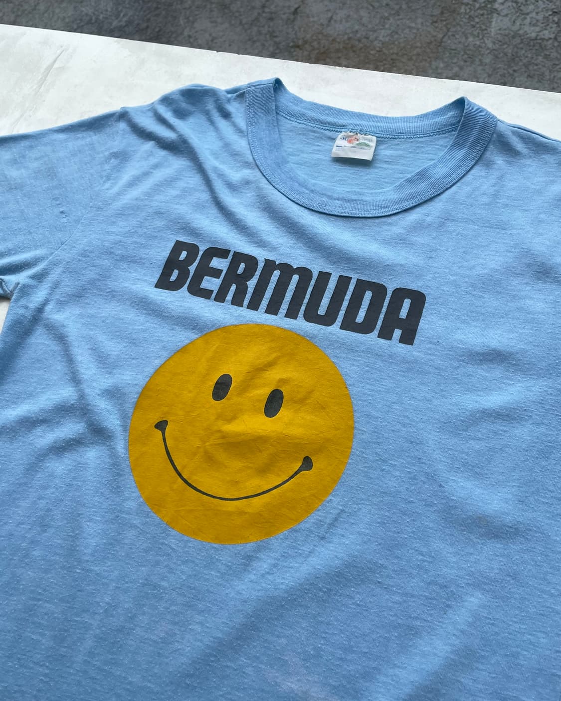 80‘s USA “Smile” T-shirt 빈티지 스마일 티셔츠 상품이미지4