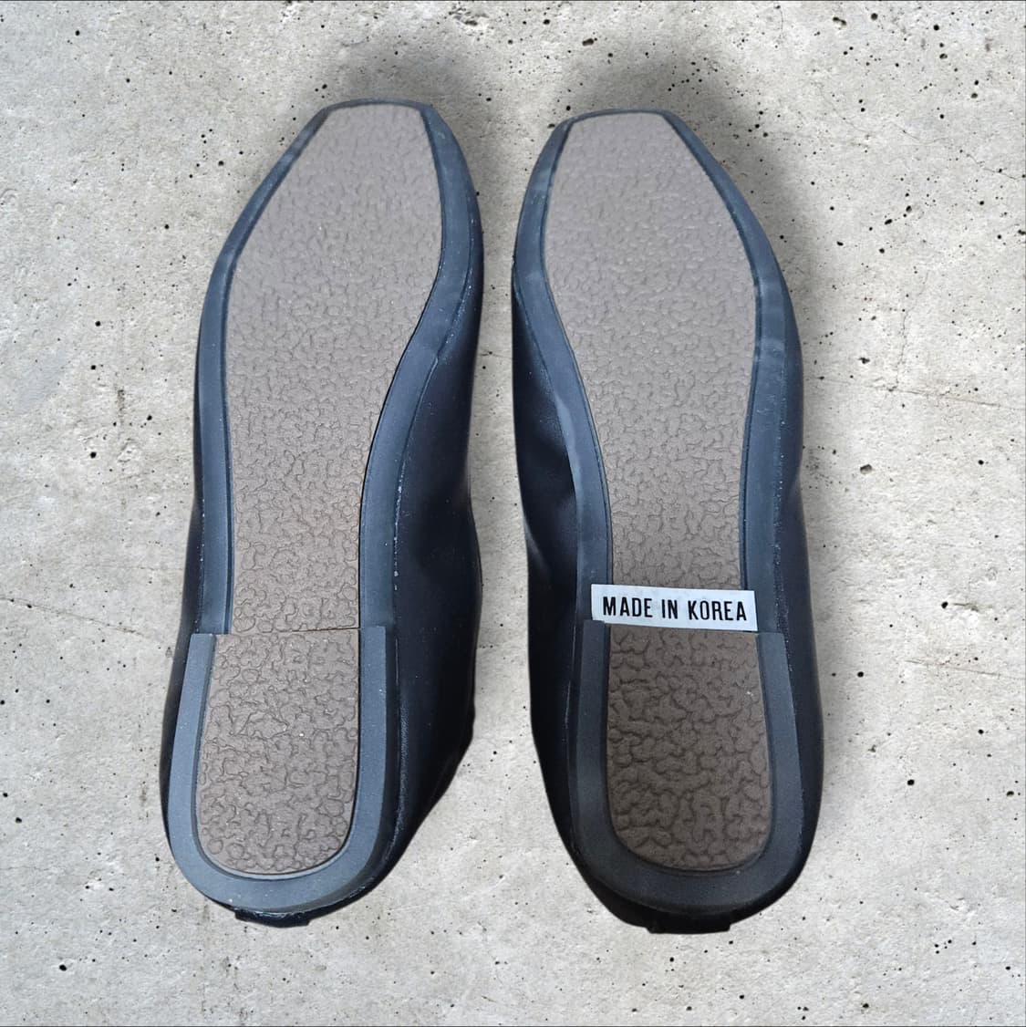 블랙 플랫 슈즈 (240) 상품이미지5