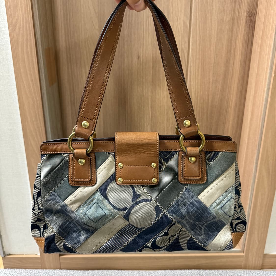 Coach 코치 패치워크 토트백 상품이미지7