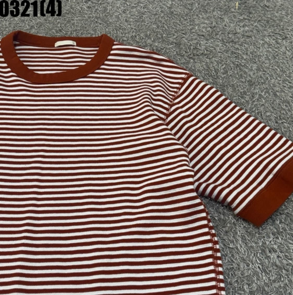 M GU 스트라이프 반팔 티셔츠 0321(4) 상품이미지2