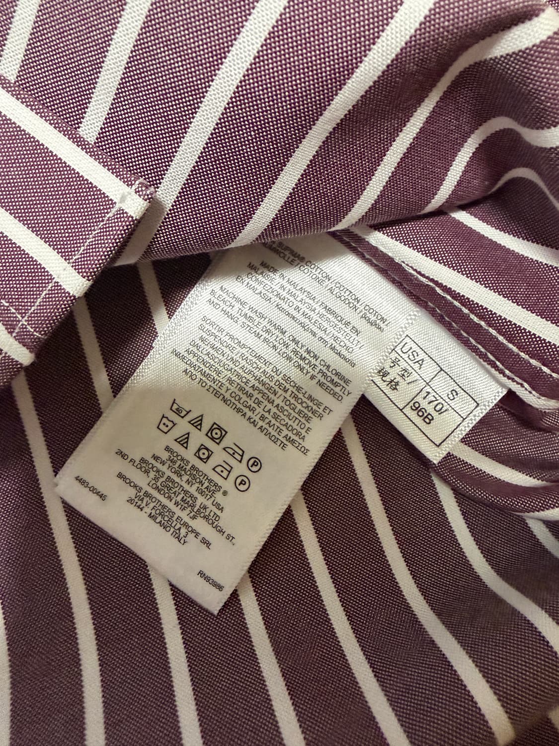 브룩스브라더스 리젠트핏 셔츠(S, 2회실착) 상품이미지4