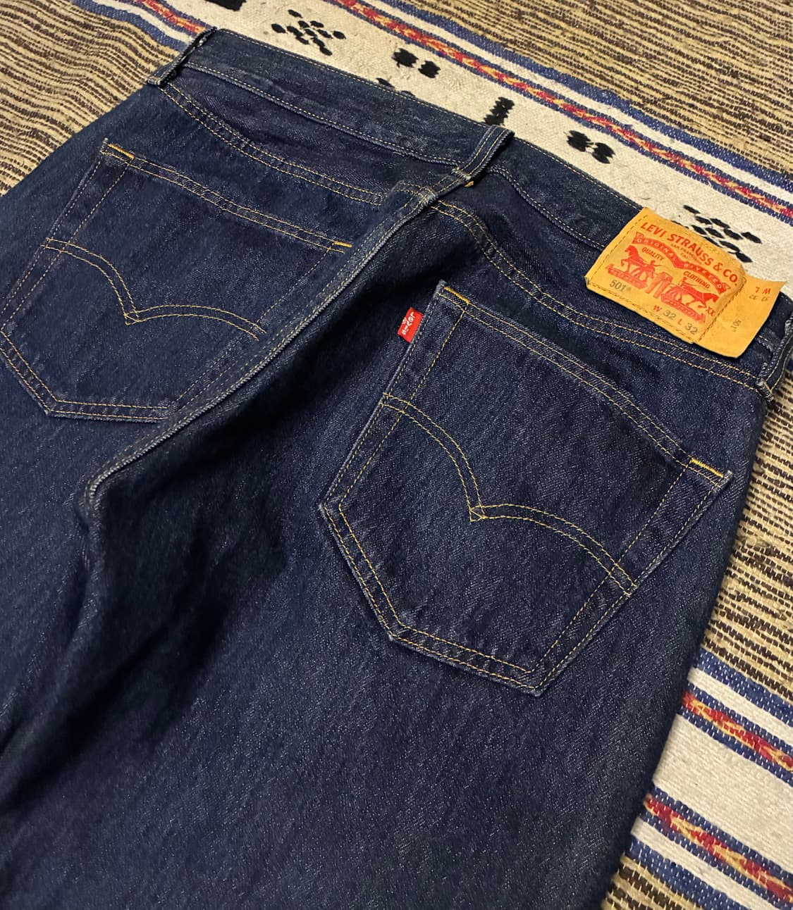 (32)Levis 리바이스 501 진청 데님 청바지 스트레이트핏 상품이미지6