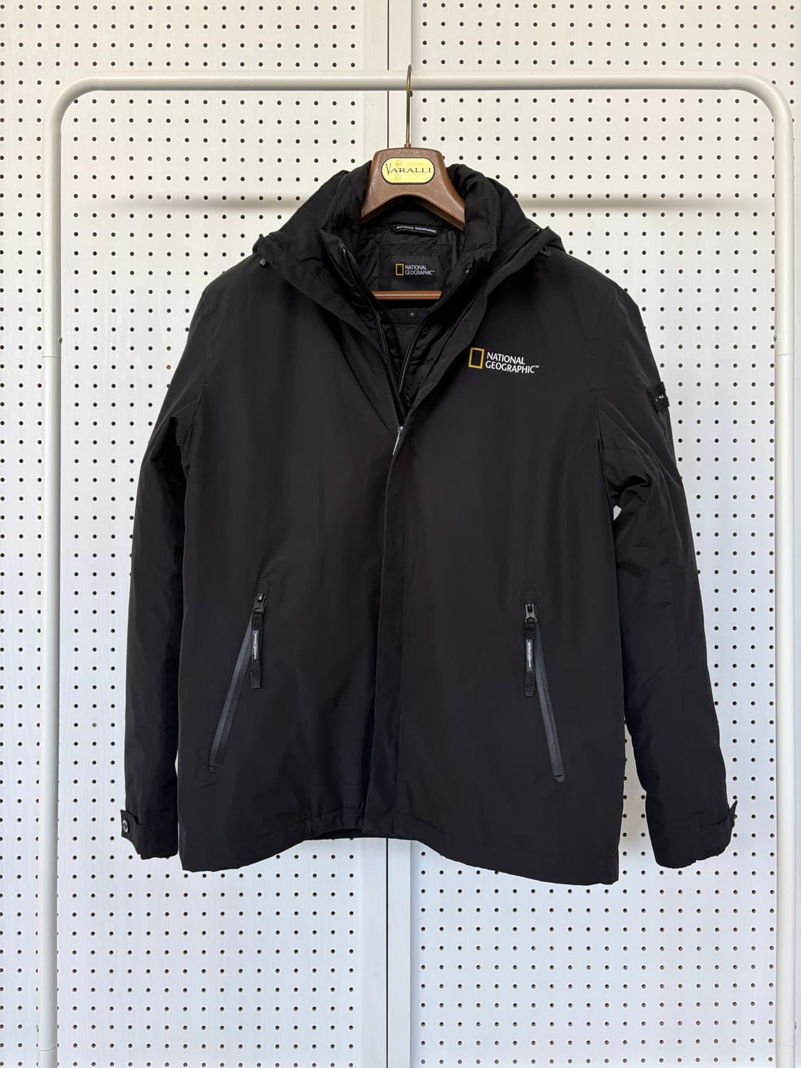 내셔널지오그래픽 바람막이 L 블랙 상품이미지6