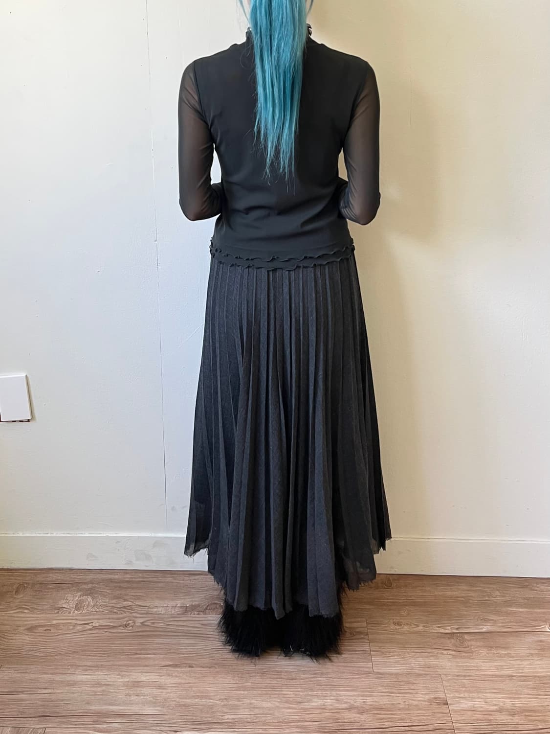 BRAHMIN 차콜 롱 스커트 상품이미지9