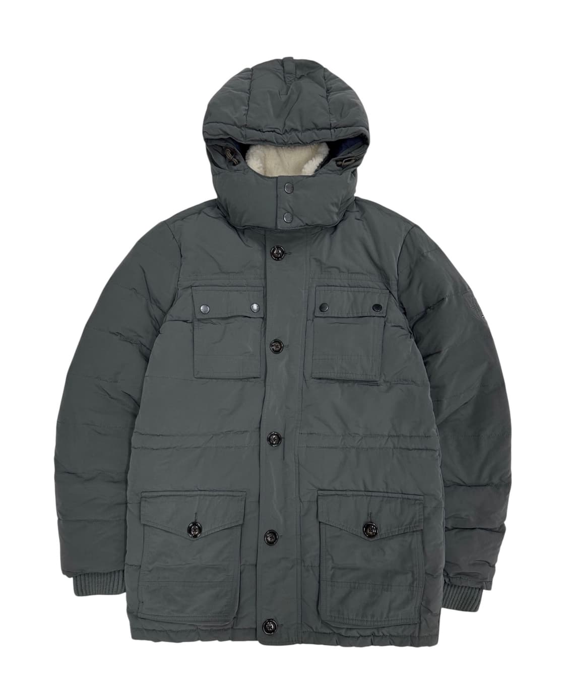 타미힐피거 양가죽 덕다운 카라코람 카키그레이 (M)  상품이미지1