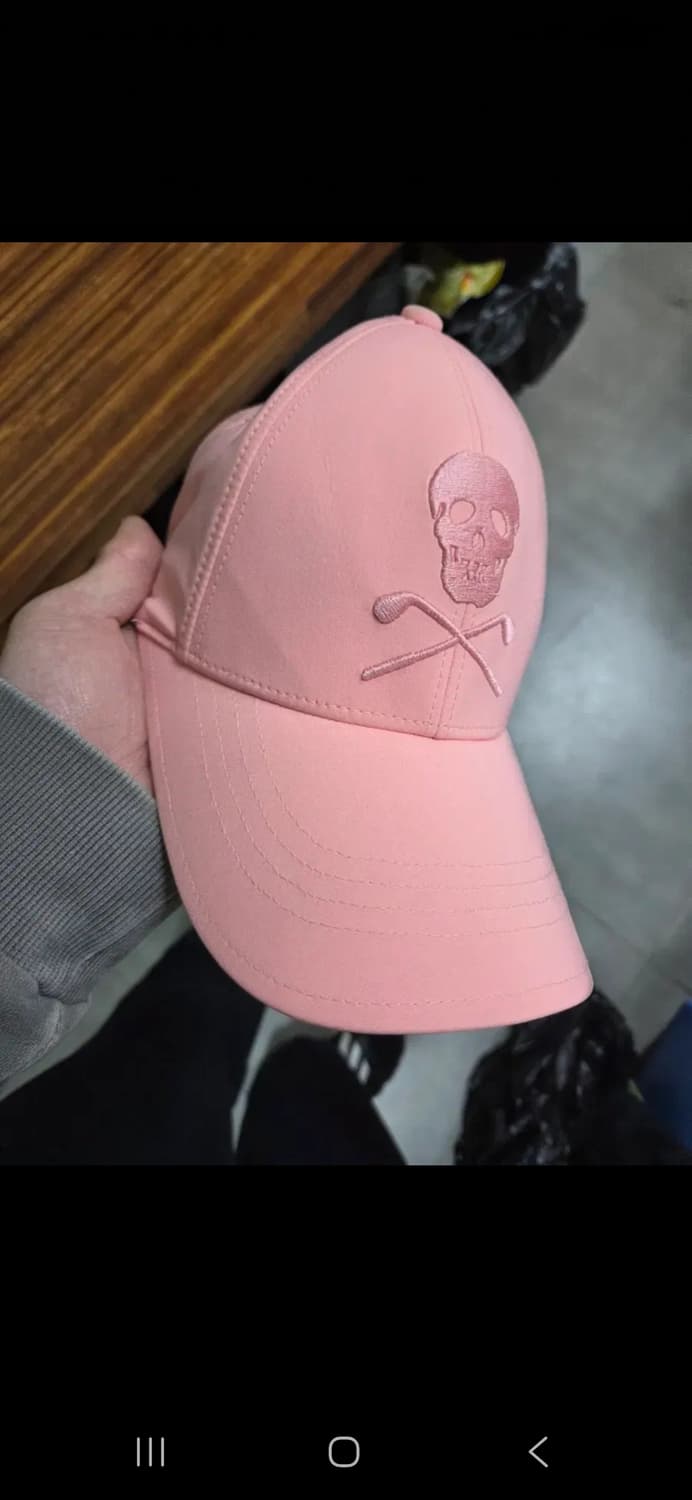 마크앤로나 스컬자수 모자 s 핑크 상품이미지6