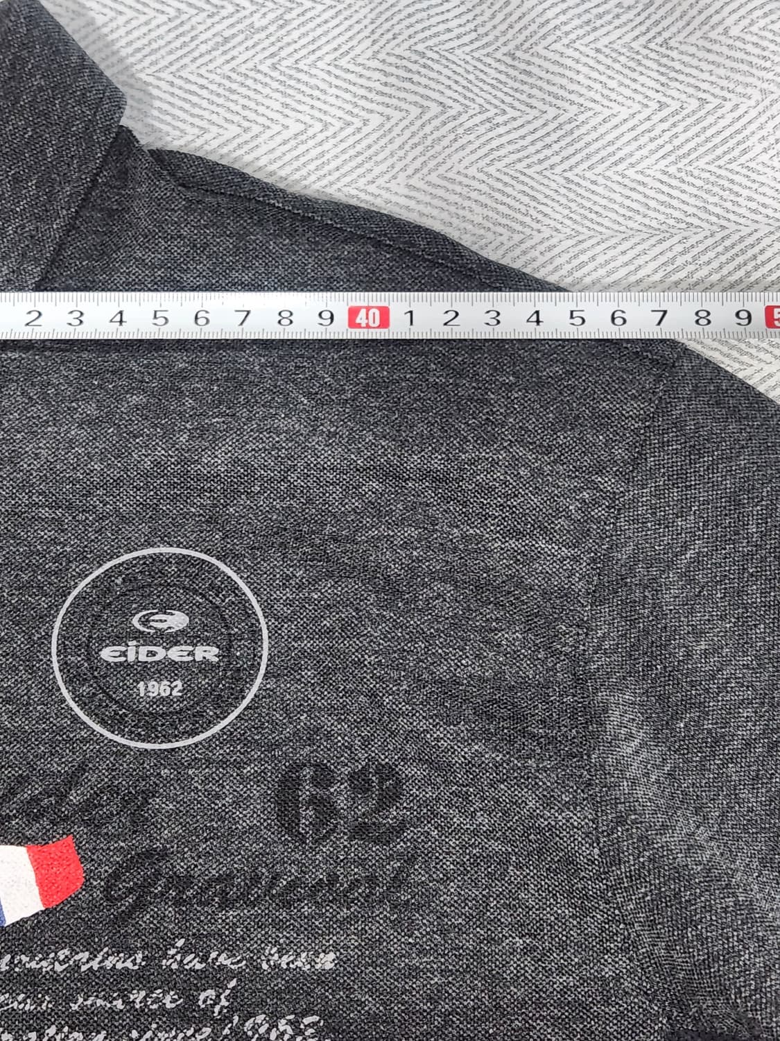 [110] 아이더 진회색 카라티 남성 110사이즈 XXL 상품이미지10