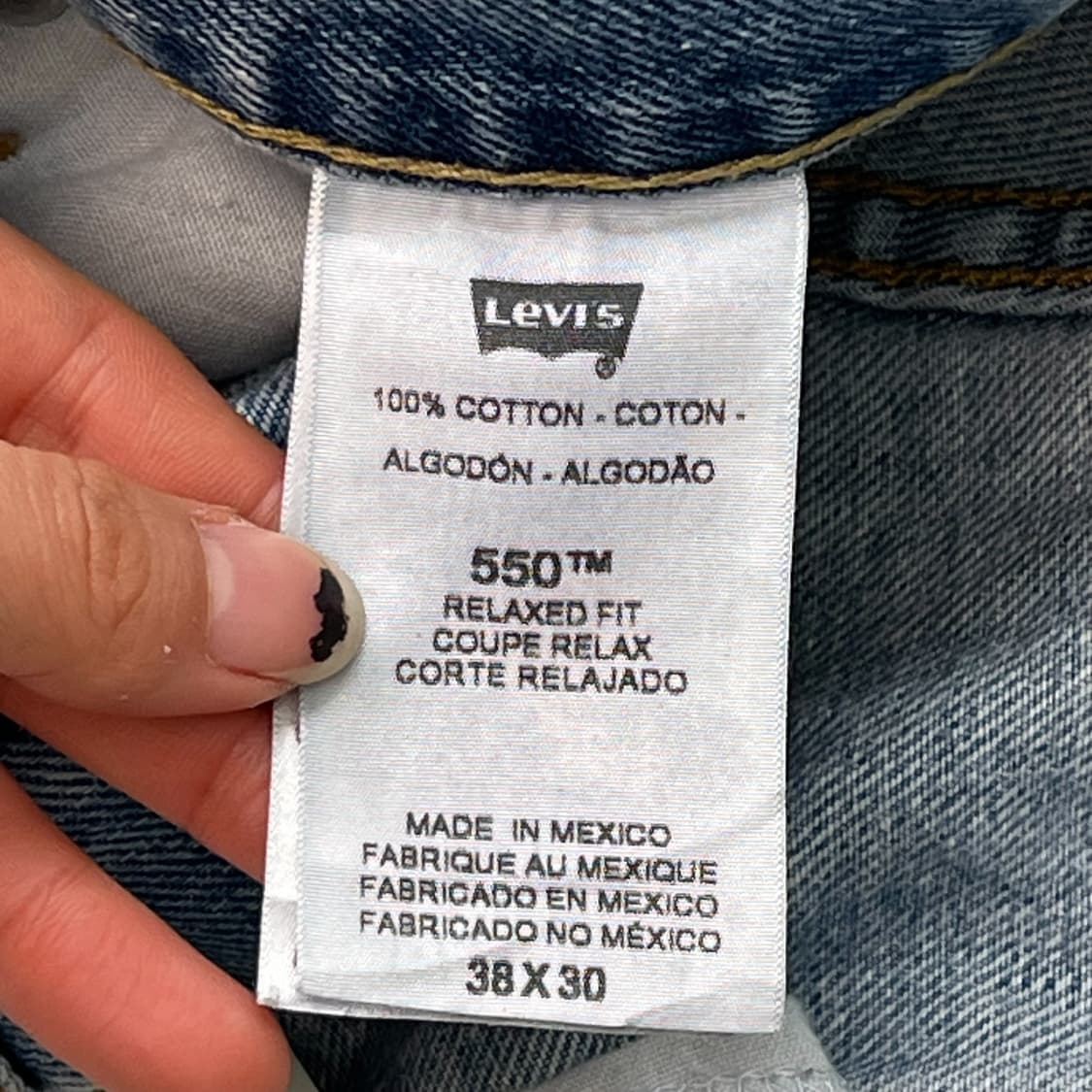 리바이스 550 데님팬츠 r1371 상품이미지7
