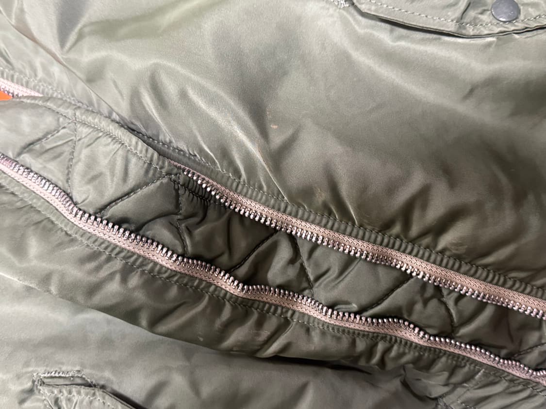 알파인더스트리 80s MA-1 마원 올리브  상품이미지2