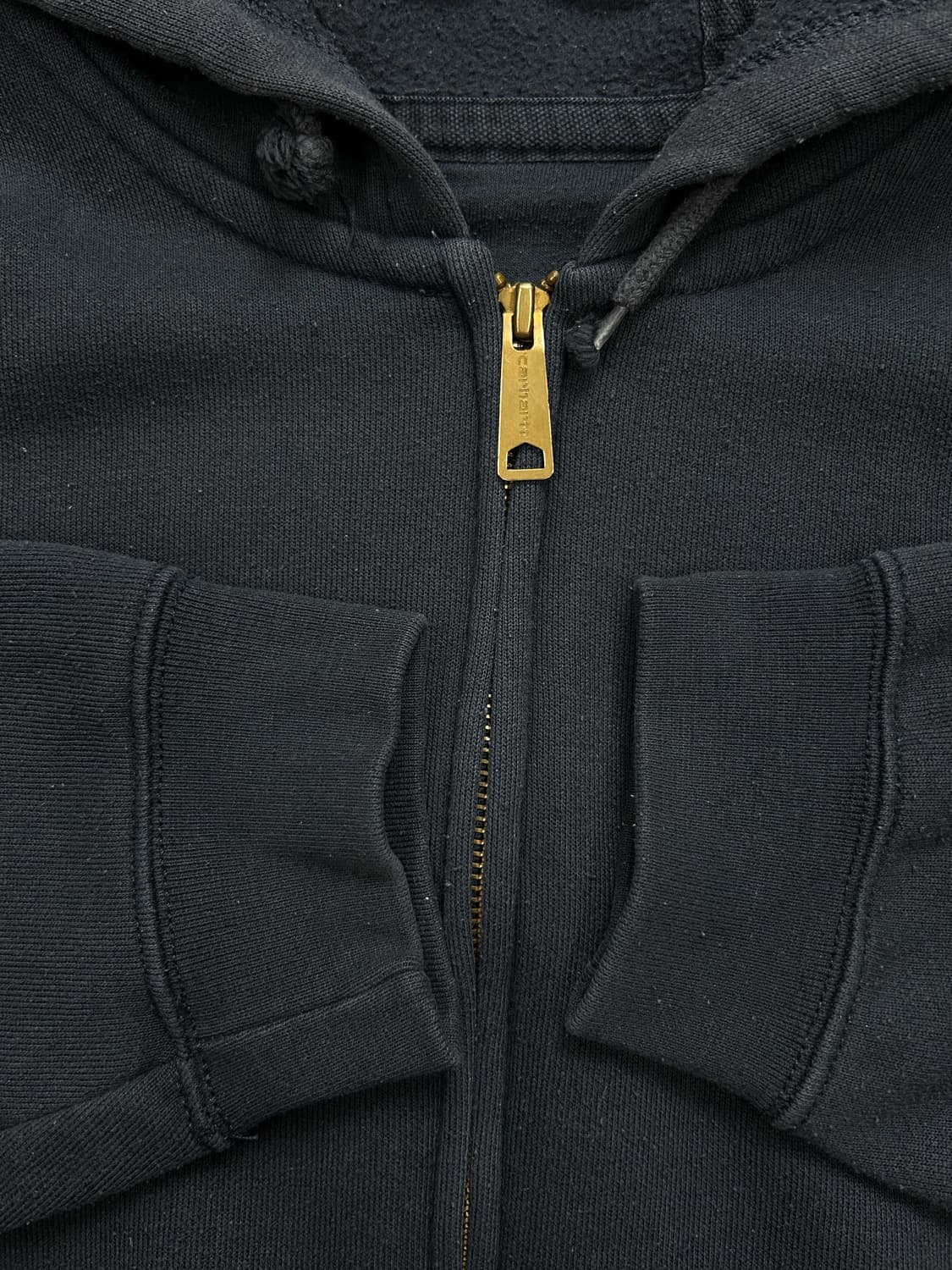 칼하트 미드웨이트 네이비 후드집업 XL 상품이미지8