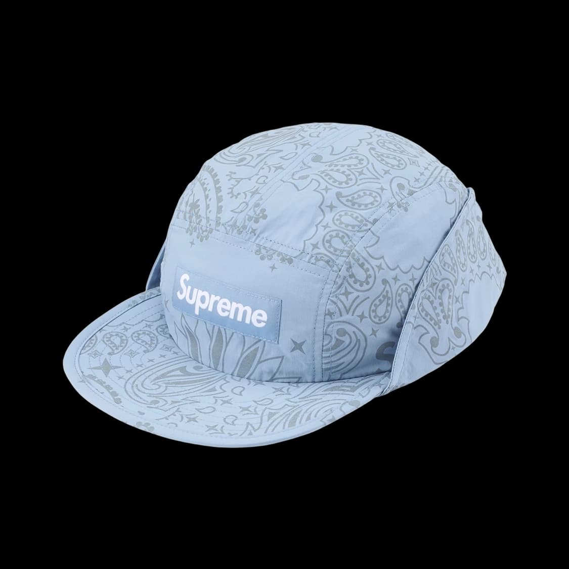 [새상품]슈프림 리플렉티브 반다나 캠프캡 라이트블루 상품이미지1