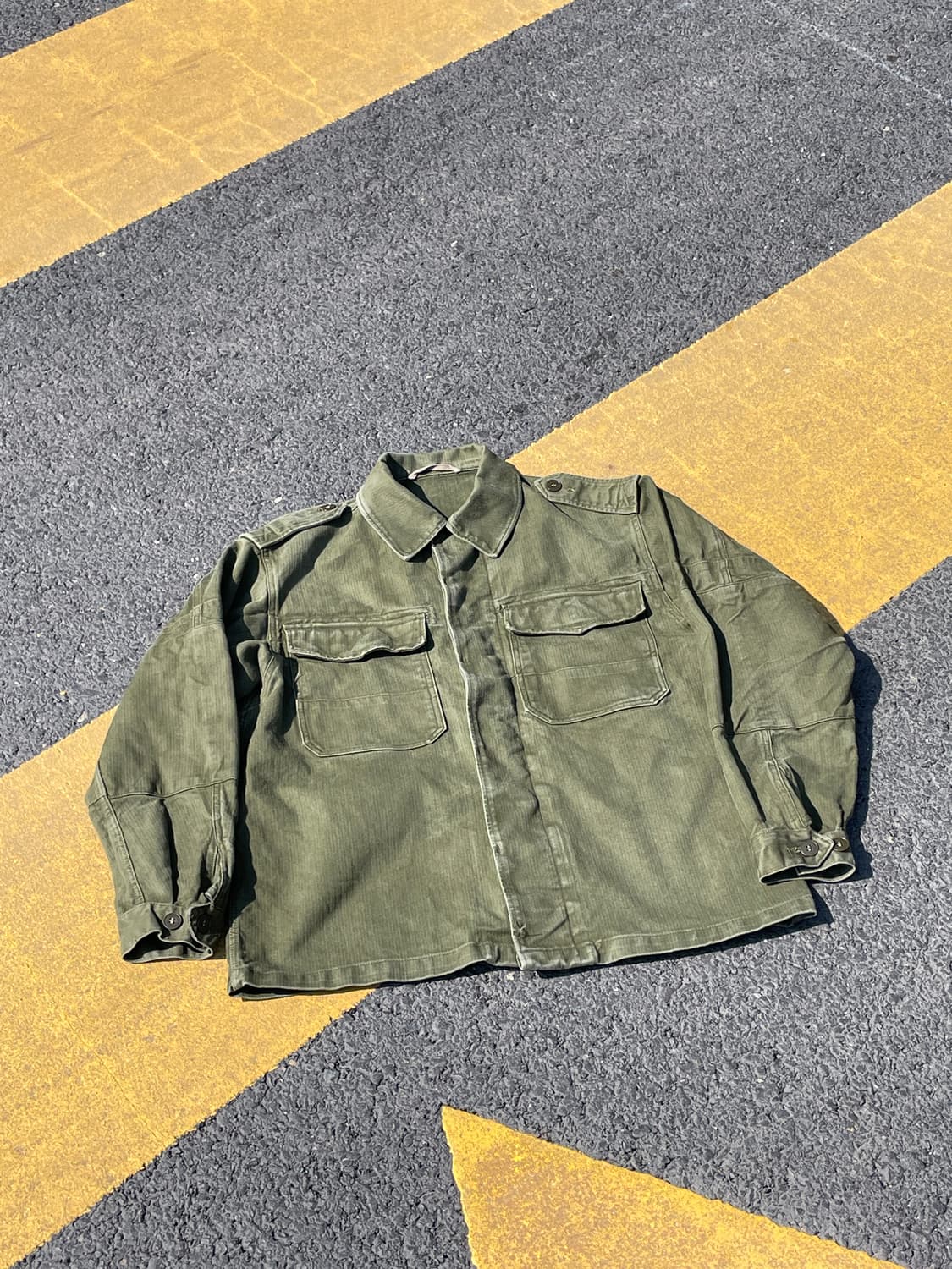 60's 독일군 HBT 필드셔츠 상품이미지1