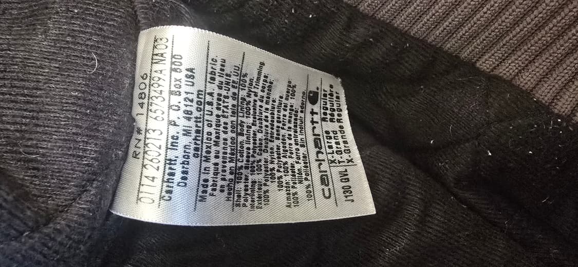 칼하트 j130 gvl 팝니다 상품이미지4