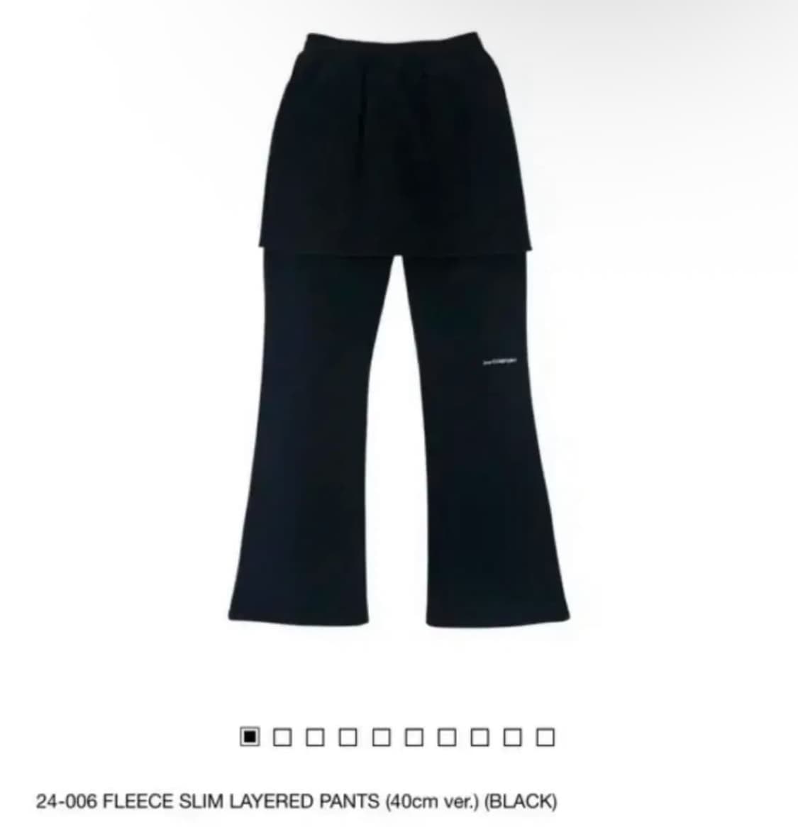 jichoi 24-006 fleece layered pants 상품이미지1