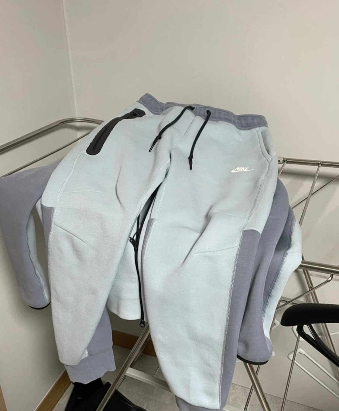 나이키 테크플리스 (테크팩) 하늘색 세트 상품이미지2