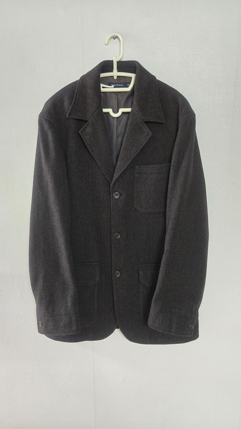 Nautica 노티카 남성 헤링본 다크 브라운 겨울 자켓, 코트 상품이미지6