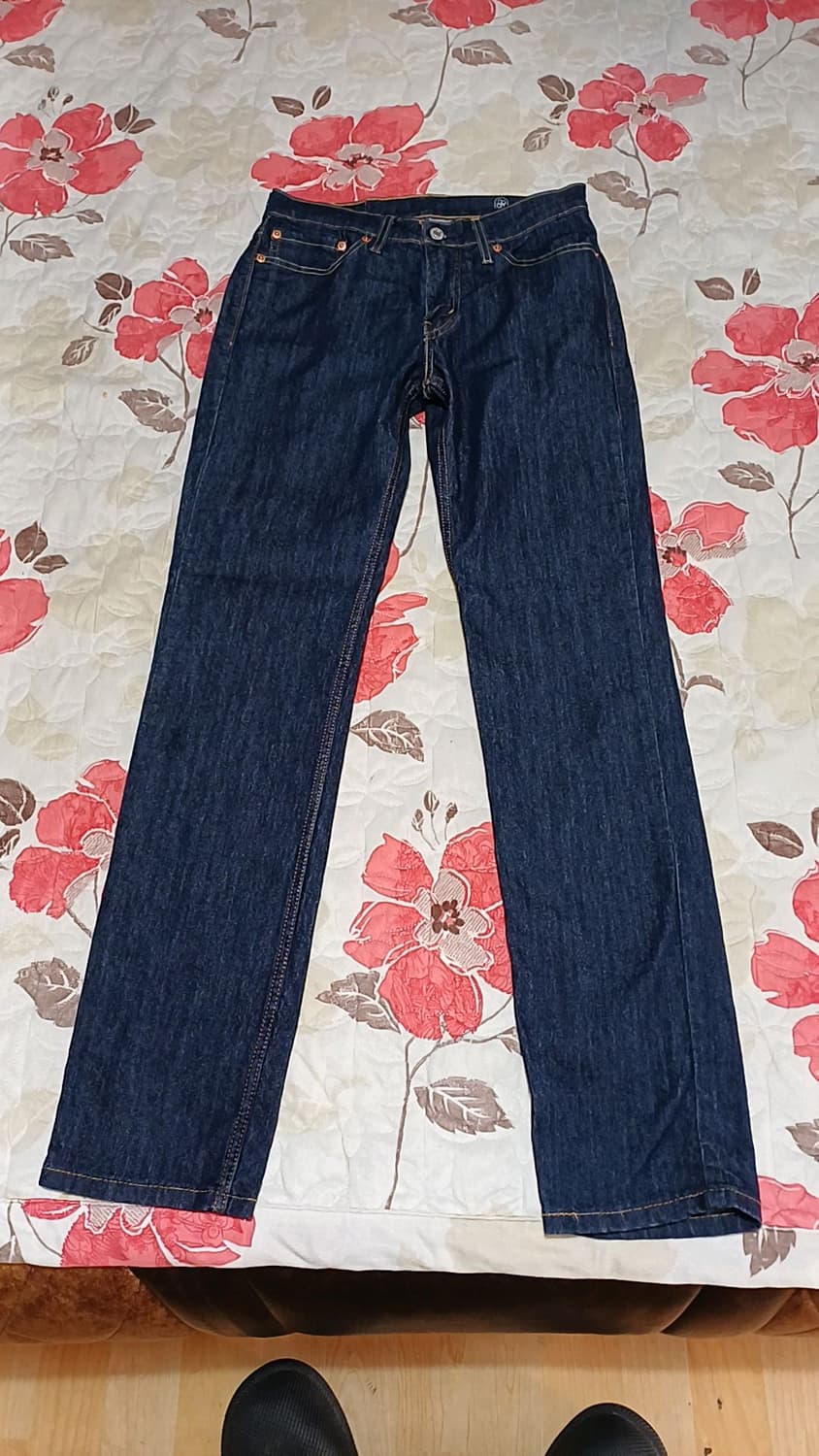 리바이스 얇은스판청바지 28인치 기장105 상품이미지1