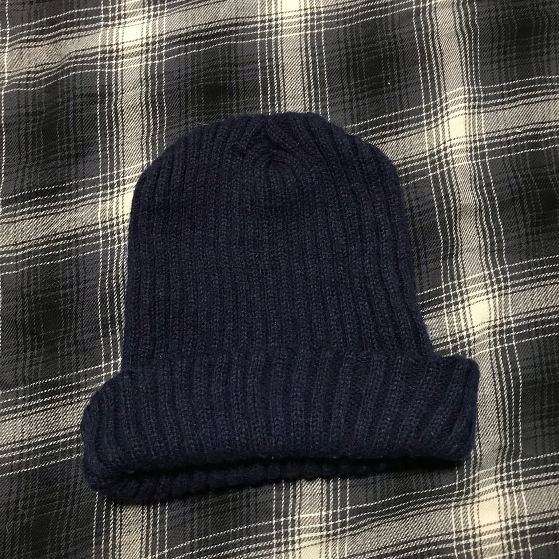 재팬 아크릴 빈티지 롱비니 네이비 상품이미지1