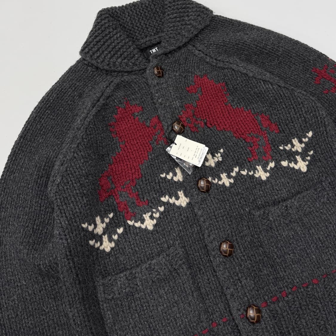 TMT polo pattern wool cowichan 상품이미지3