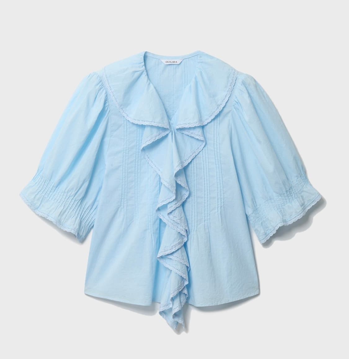 위라라 러플 블라우스 (새상품) 상품이미지6