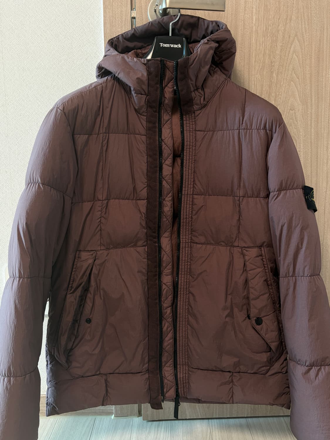 [L] 스톤아일랜드 크링클랩스 패딩 로즈쿼츠 상품이미지2